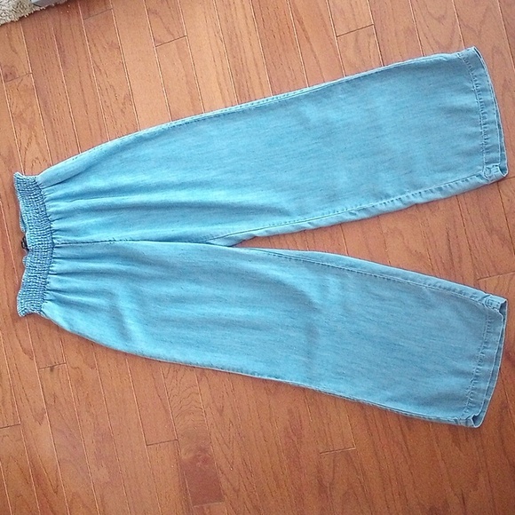 Boston Proper Denim - Boston Proper Tencil Denim Wide Leg Jeans